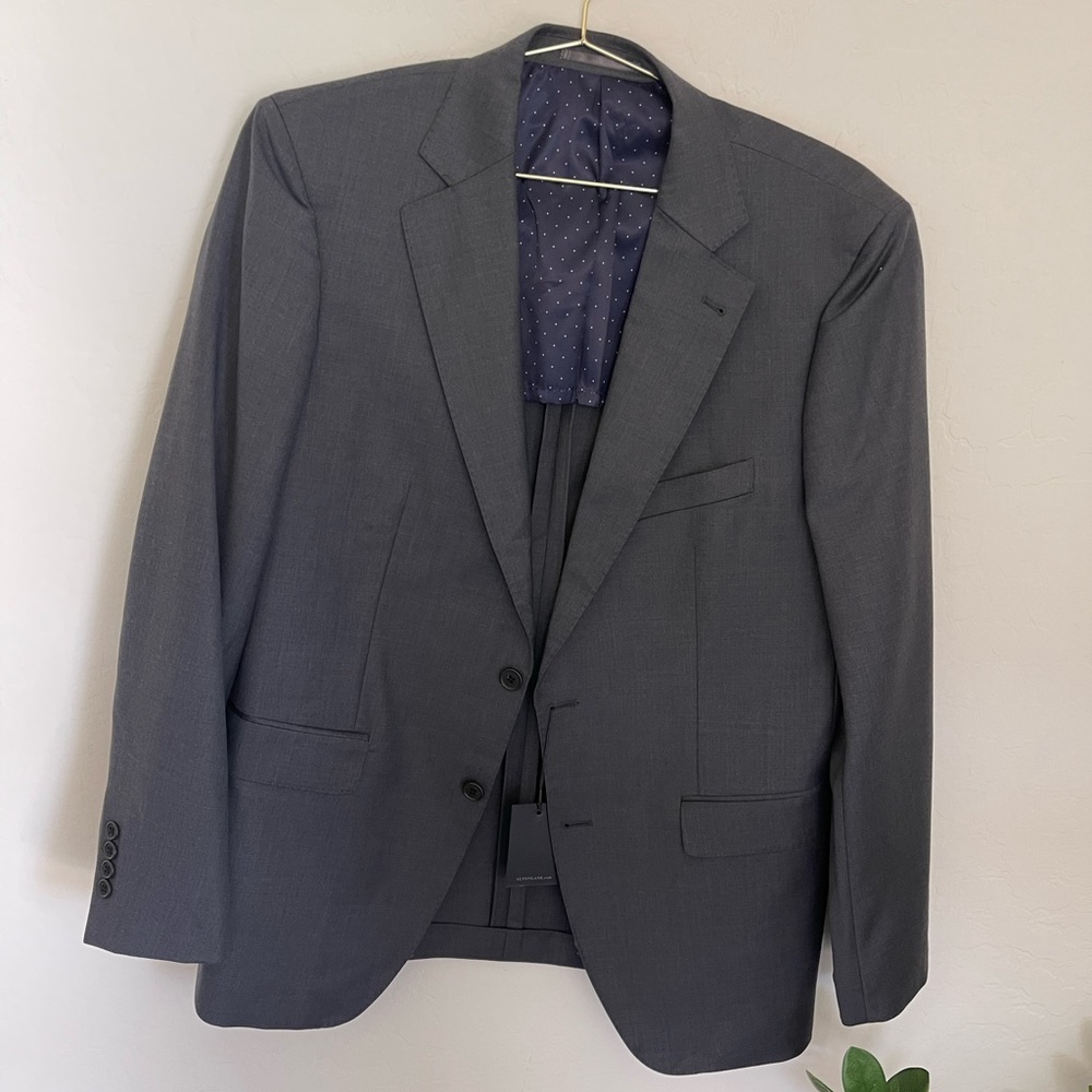 ALTON LANE Tailored Fit Wool Blend Suit Jacket/Sports Blazer Size 44R